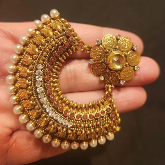 Earring Chandbali - Picture 4 of 4
